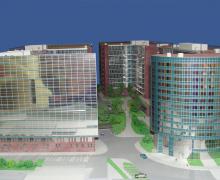 Макет офисного комплекса VIVALDI PLAZA