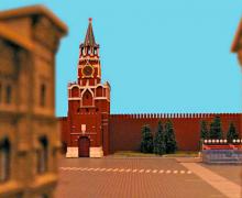 Макет Красной Площади для репетиций парада