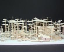 Рабочий макет загородного коттеджа в Подмосковье