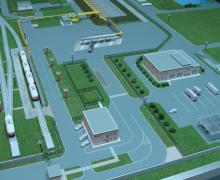 Макет типовой газонаполнительной станции 