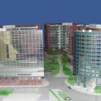 Макет офисного комплекса VIVALDI PLAZA