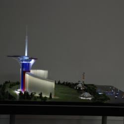 Выставочный макет делового центра Мещерское Озеро в Нижнем Новгороде